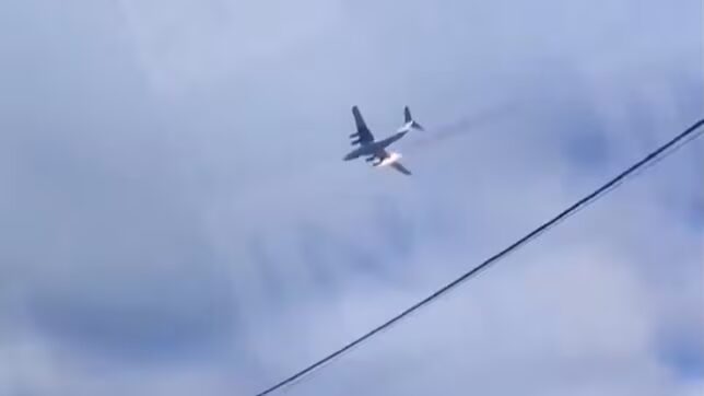 Avión de transporte militar con 15 personas a bordo se estrelló en Rusia