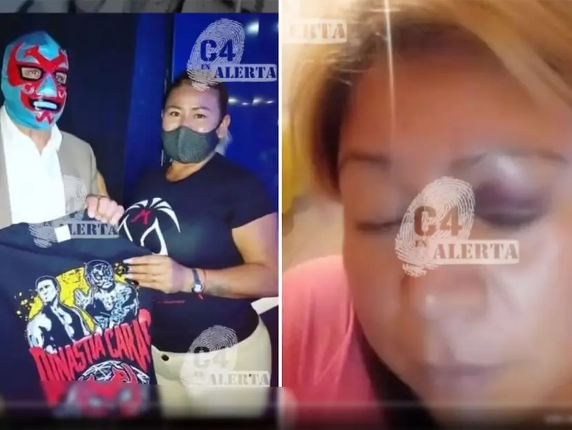 Expareja de luchador Dos Caras, lo acusa de agresión física