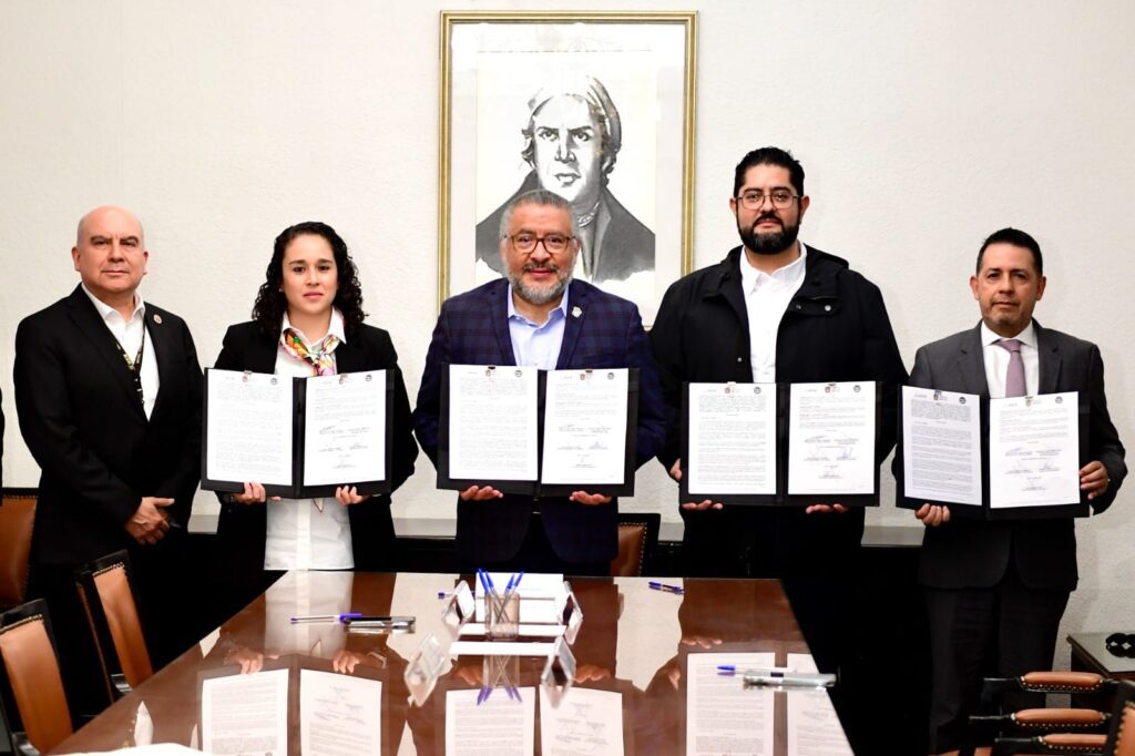 Firman Gobierno del EDOMEX, IEEM y Fiscalía el Protocolo de Seguridad para candidatos