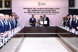 Reciben Pliegos Petitorios del Sindicato de Maestros al Servicio del Estado de México