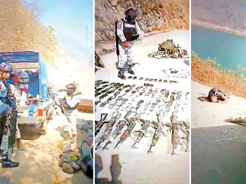 Enfrentamiento de guardias contra sicarios, deja 25 muertos en Chiapas