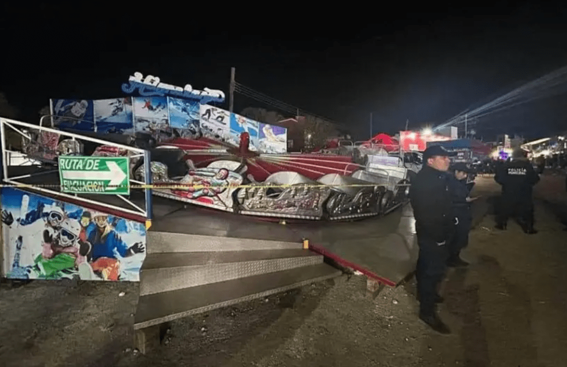 Se registra accidente en juego mecánico en San Cristóbal de las Casas