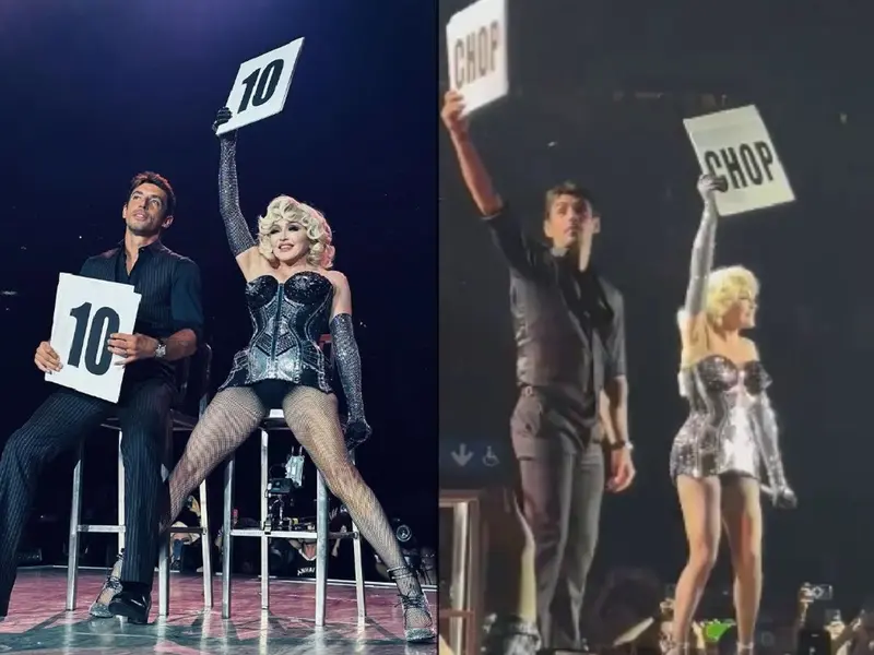 Madonna sube a Alberto Guerra al escenario en concierto