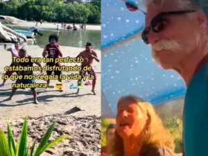 Extranjeros se quejan de música en playa de Manzanillo y los corren