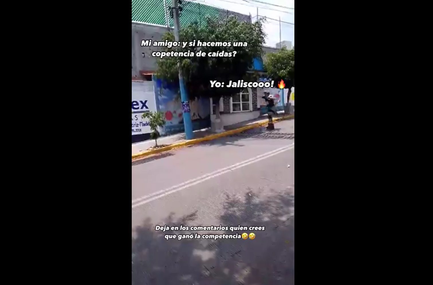 Patinadores se enfrentan a pendiente peligrosa y causan sensación con sus caídas