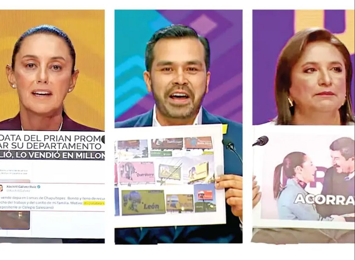 Primer encuentro de los tres candidatos presidenciales, entre propuestas y ataques