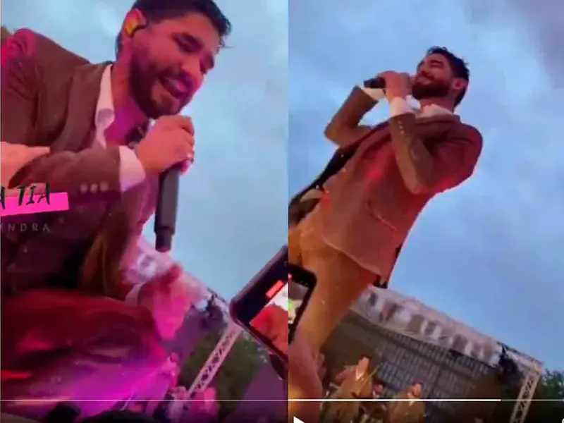 Mujer “manosea” a vocalista de Banda El Recodo en concierto