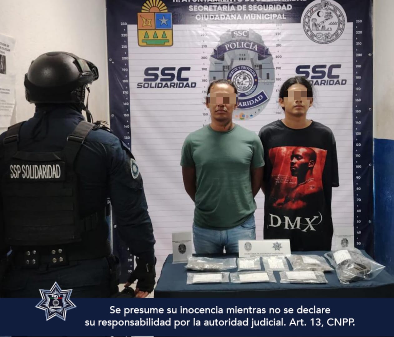Detienen a dos sujetos con cocaína y marihuana en Solidaridad