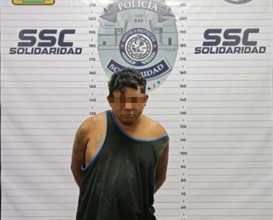 Con marihuana, policías de Solidaridad capturan a un hombre