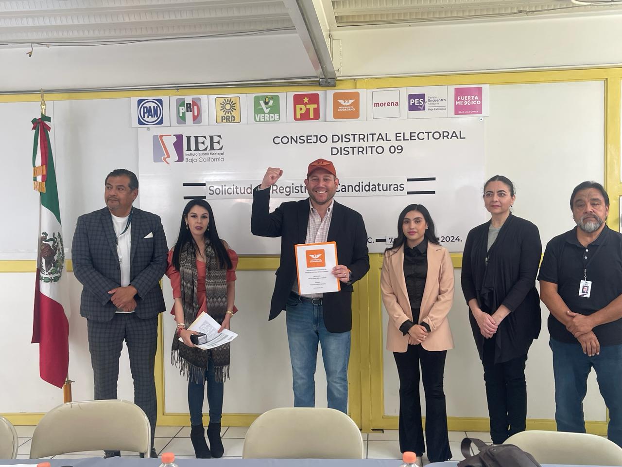 Se registra Miguel Mora como candidato de Movimiento Ciudadano a diputado por el Distrito 09 de Baja California