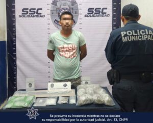 La Policía de Solidaridad detiene a un hombre con droga