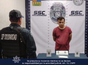 Policías de Solidaridad detienen a un hombre por abuso sexual