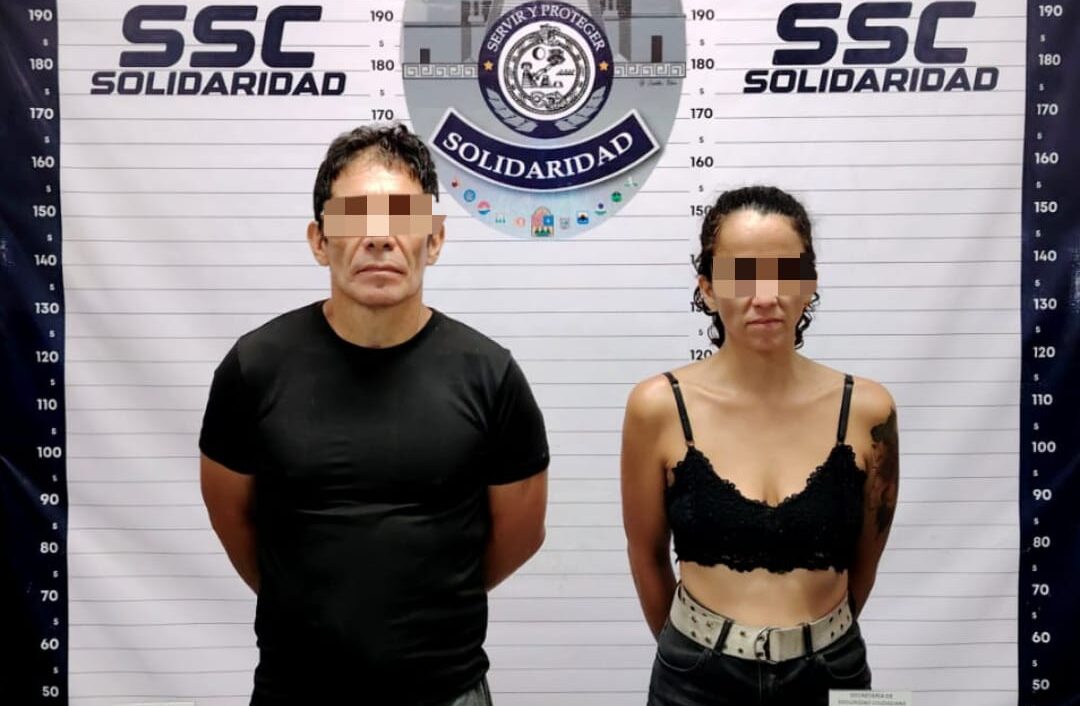 Capturan a pareja con droga en Solidaridad