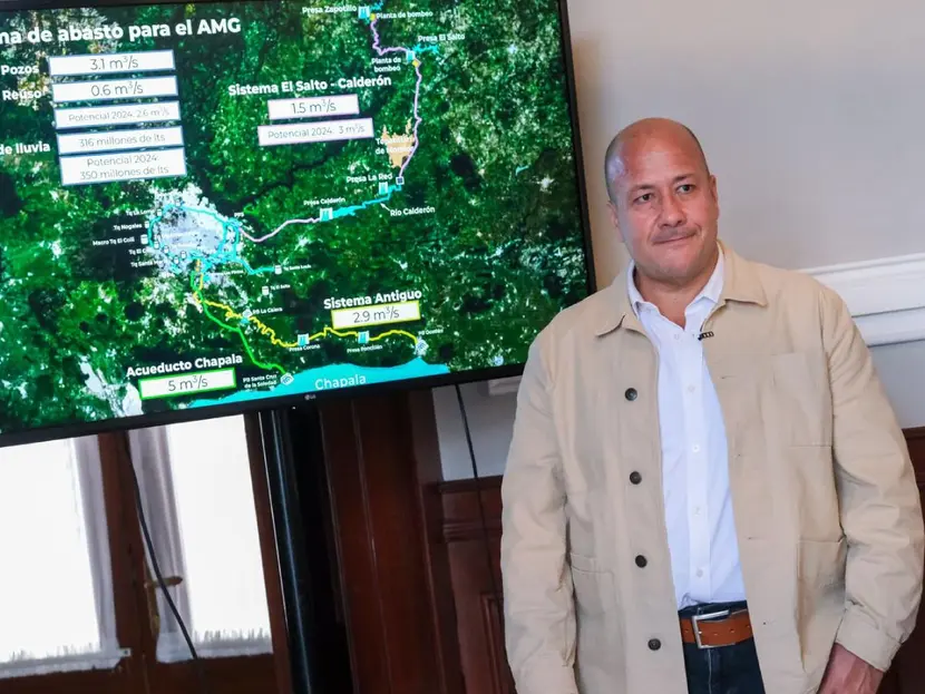 Enrique Alfaro garantiza agua para Jalisco