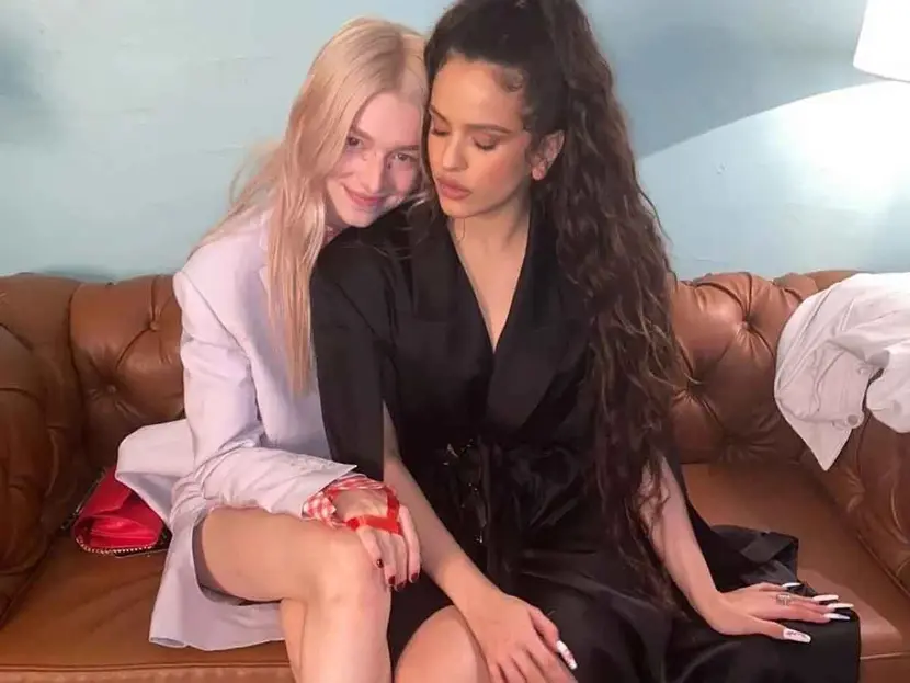 Rosalía, tuvo romance con la actriz Hunter Schafer