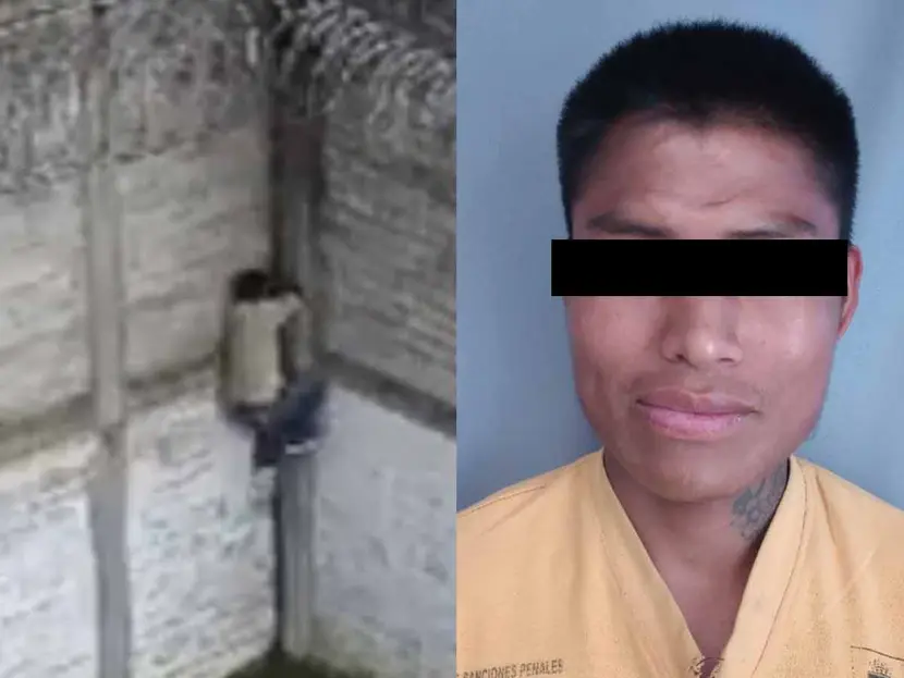 Reo escapa de penal como “hombre araña”