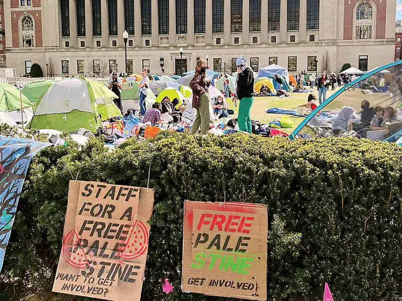 Continúan las manifestaciones en universidades de EU
