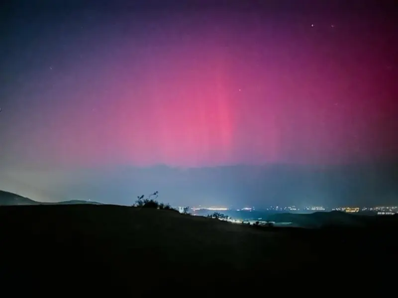 Espectacular Aurora Boreal en México durante tormenta solar histórica