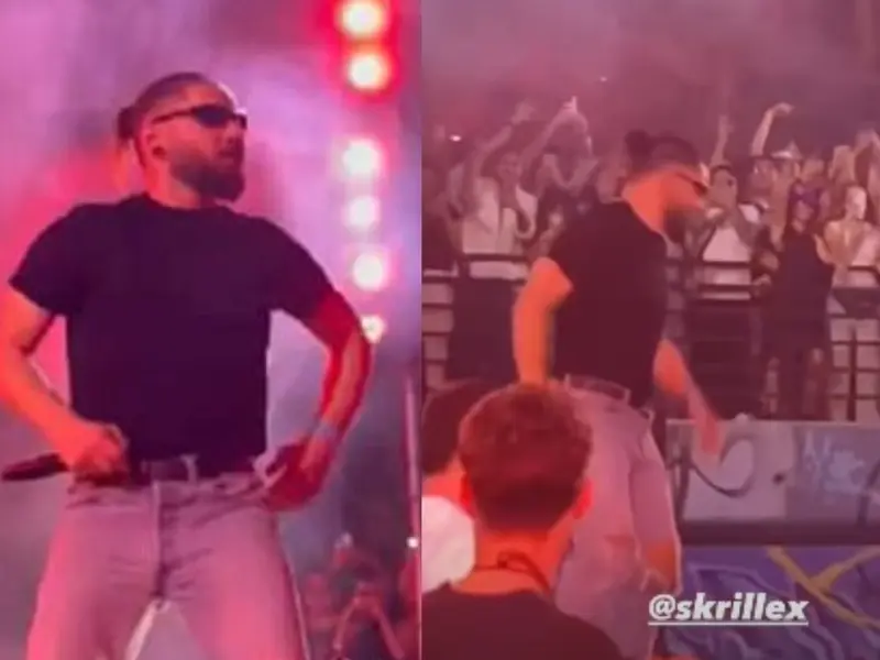 Skrillex sorprende en concierto de Fred Again en CDMX