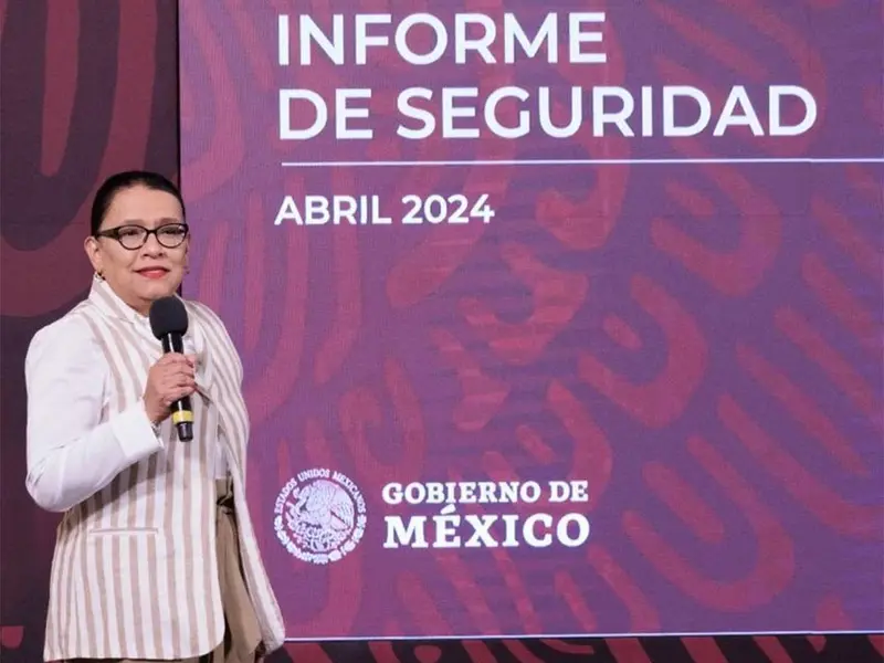 Rosa Icela Rodríguez señala que descienden homicidios con violencia