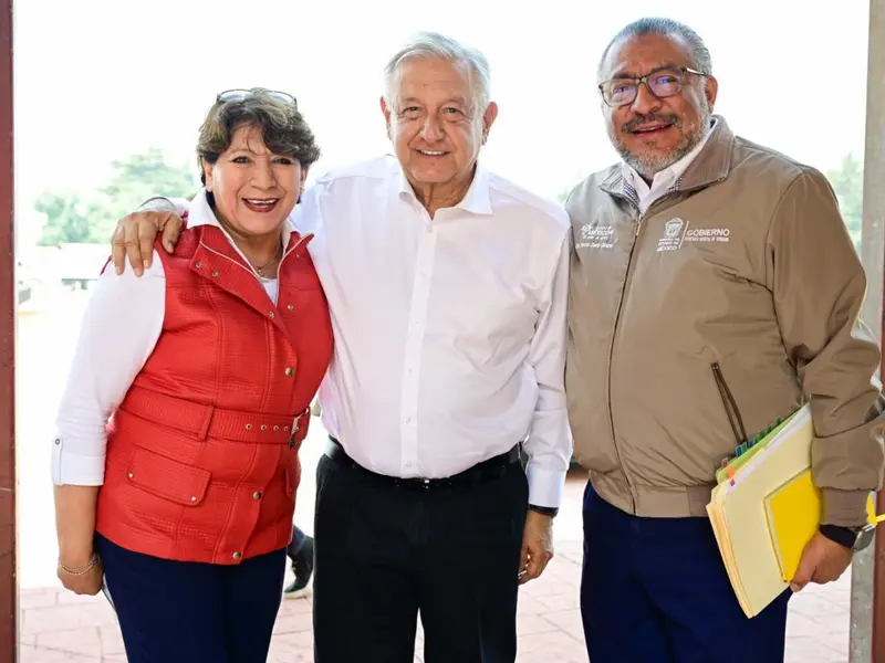 AMLO y Delfina Gómez revisan avances del IMSS-Bienestar en Edomex