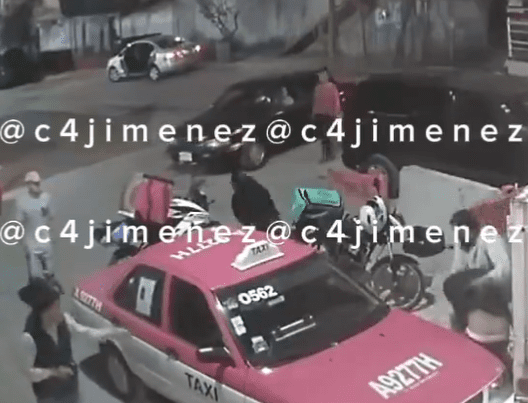 A batazos dejan inconsciente a repartidor de DiDi