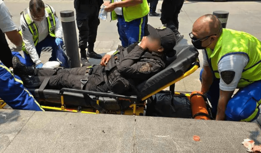 Reportan 26 policías heridos tras manifestación en Palacio Nacional