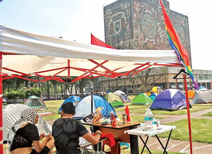 Estudiantes de UNAM piden que se rompa toda relación con Israel