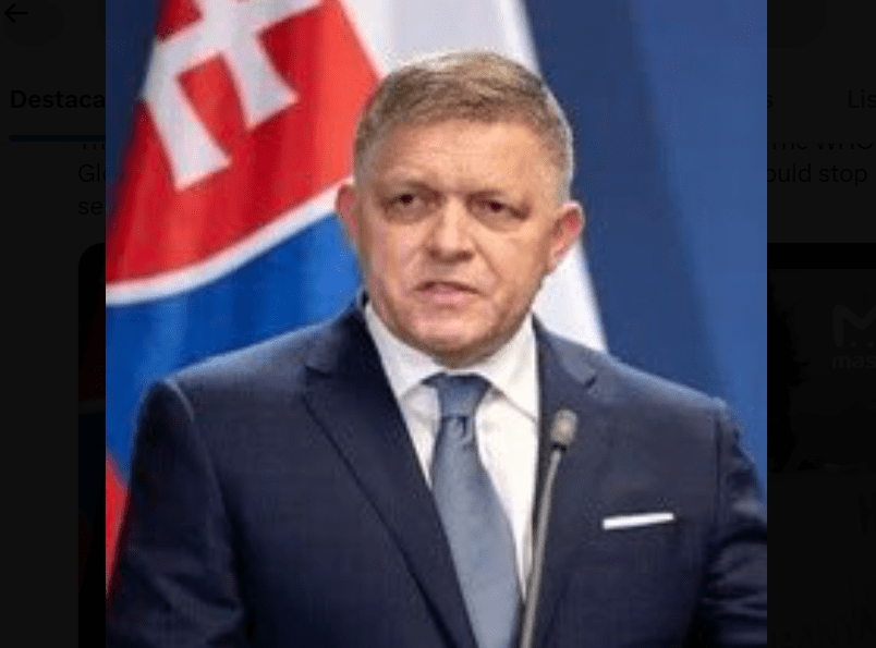 Primer ministro de Eslovaquia presenta estado de salud crítico