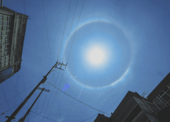 Majestuoso Halo Solar aparece en CDMX y Edomex