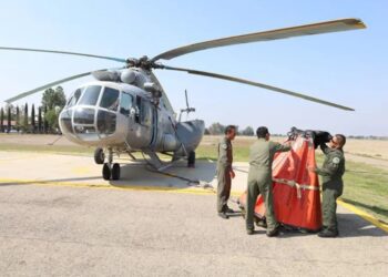 Ejército mexicano ayuda a sofocar incendio en Oaxaca