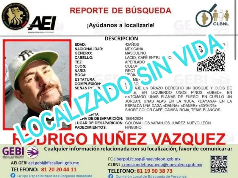 Encuentran muerto a hombre desaparecido desde abril; estaba en su casa