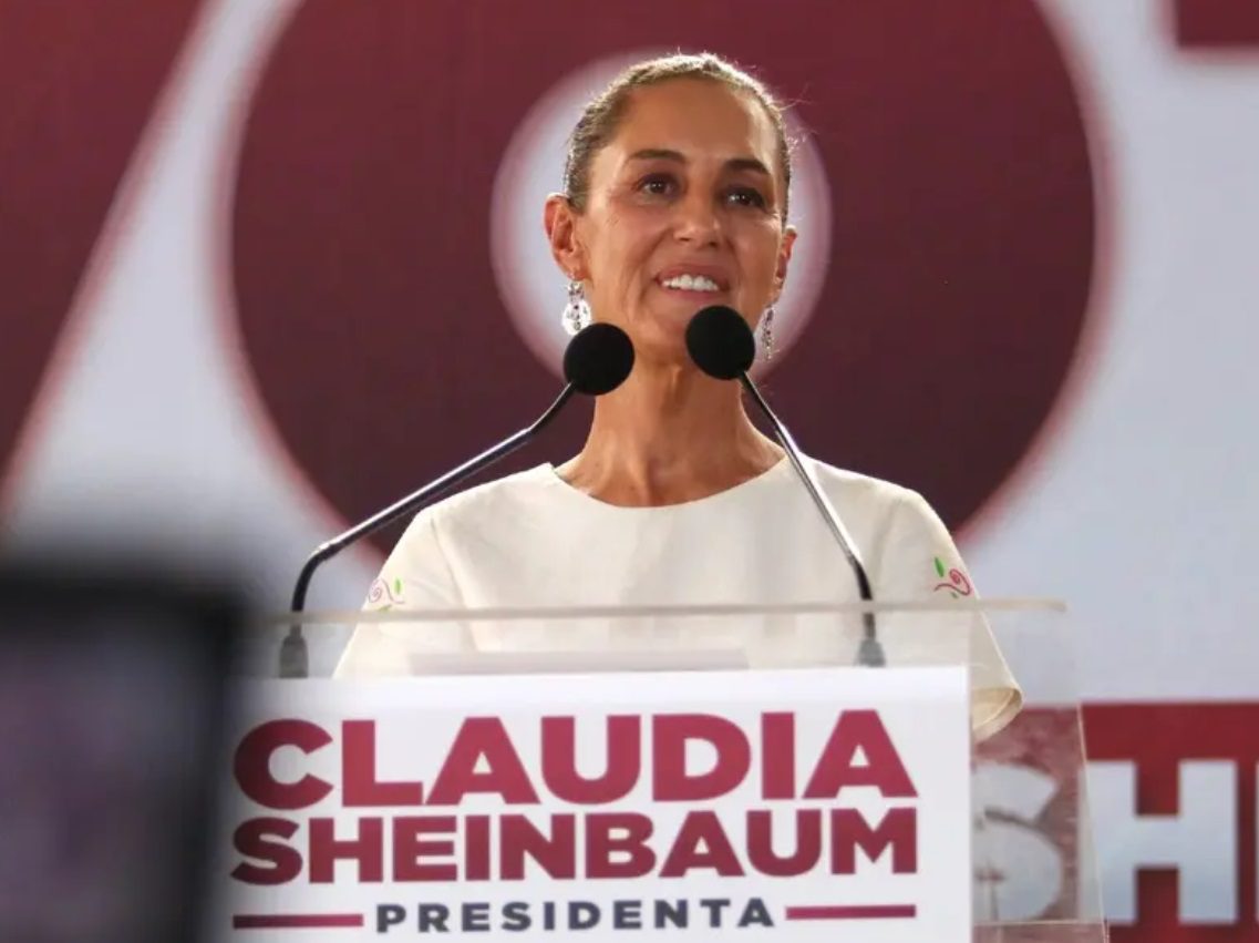Sheinbaum declaró que la seguridad de la elección es responsabilidad del INE