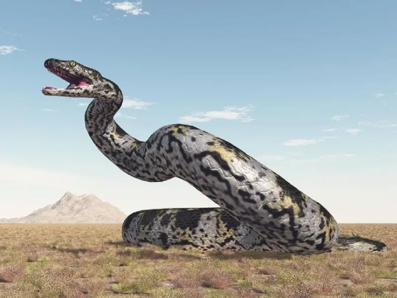 Encuentran serpiente gigante de la India