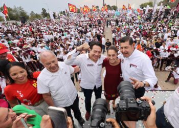 Arrasan Sheinbaum, Armenta y Chedraui en Puebla