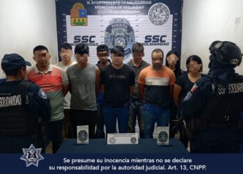 Policía de Solidaridad detiene a 8 extranjeros que intentaban huir