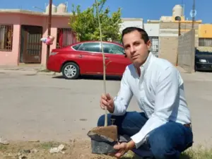 Candidato del PVEM promete plantar un árbol por cada voto que reciba