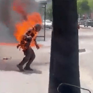 Hombre se prende fuego; causa quemaduras también a su expareja