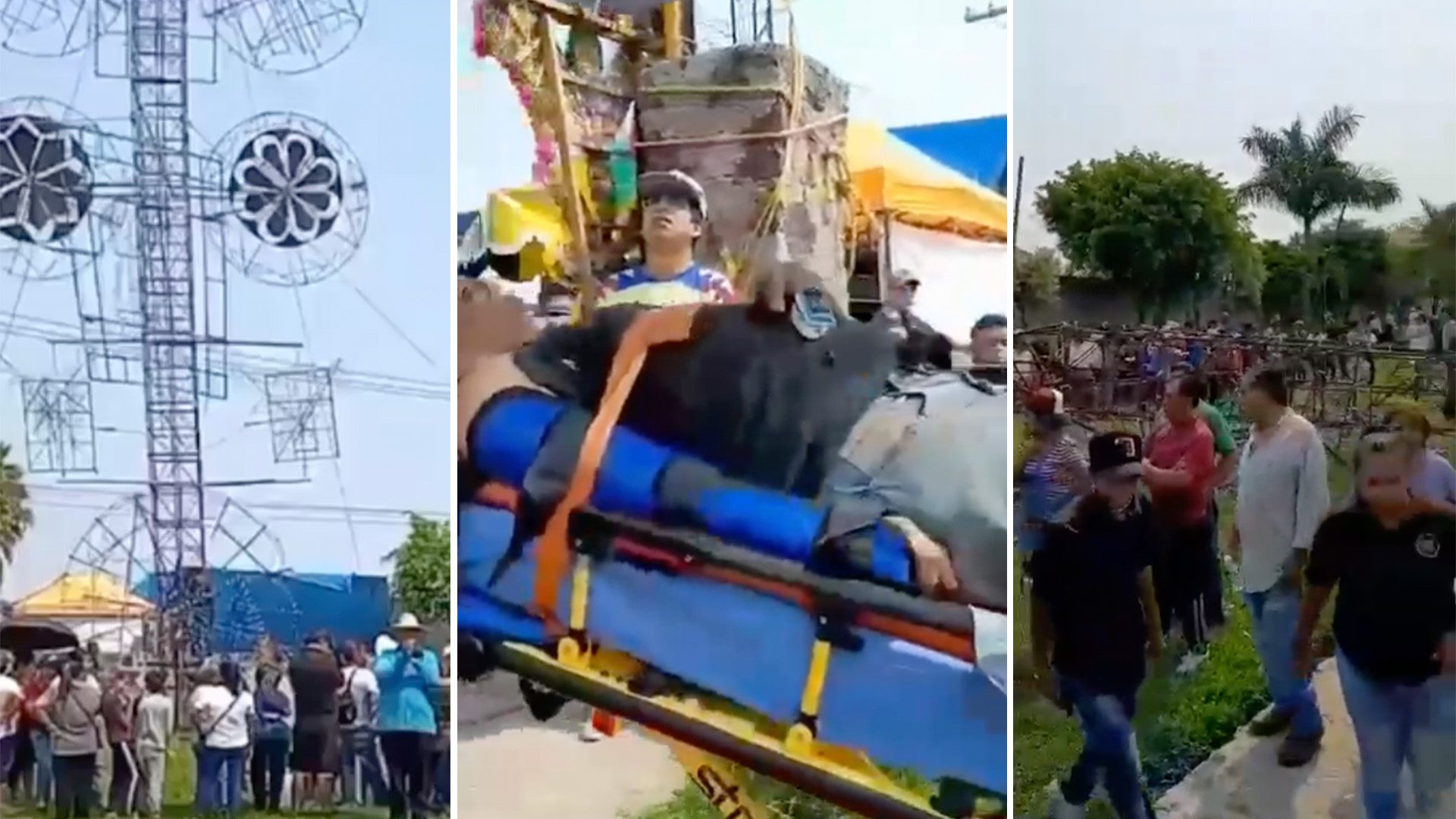 Colapsa castillo de pirotecnia y deja dos heridos en Cuernavaca