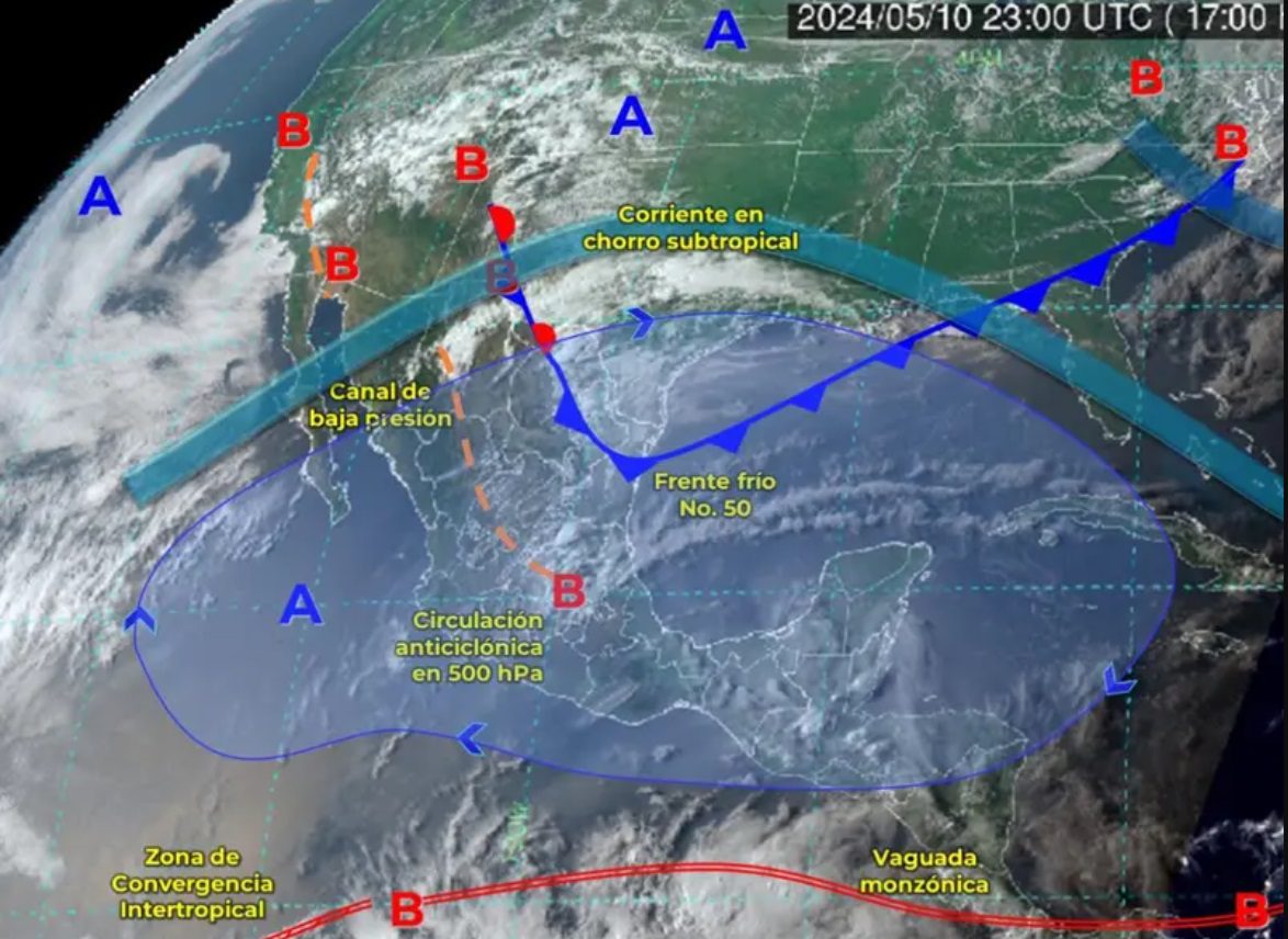 Finaliza la segunda ola de calor mientras se aproxima el frente frío número 50