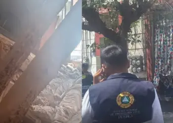 Colapsa el techo de una casona en Puebla
