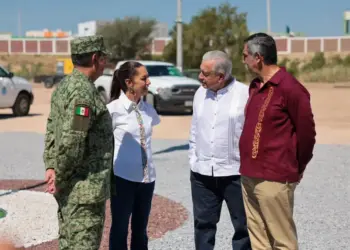 AMLO y Sheinbaum supervisan modernización de aduanas en Tamaulipas