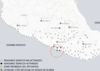 Sismo en San Marcos, Guerrero de 5.2 se percibe en la capital del país