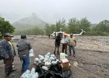 Llega ayuda humanitaria a Nuevo León tras paso de tormenta tropical "Alberto"