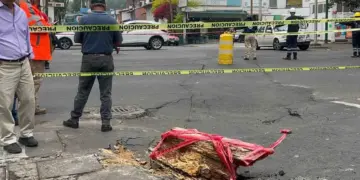 Reportan socavón en Coyoacán