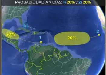 Nueva amenaza de lluvias, se forma zona de baja presión