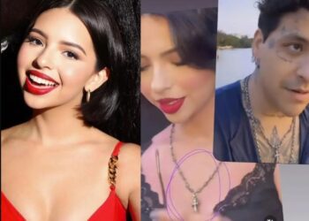 Ángela Aguilar es criticada por usar una cadena similar a la de Nodal en un video