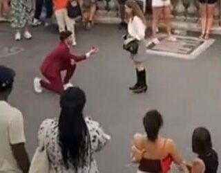 Propuesta de matrimonio termina en drama