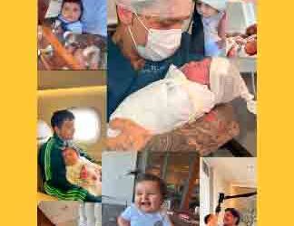 Christian Nodal celebra su primer Día del Padre