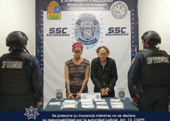 Detienen a dos extranjeras con droga en Solidaridad